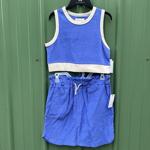 Girls Summer Rompers Tank Top & Skirt 4-Piece Bundle Size XL - Picture 2 of 9